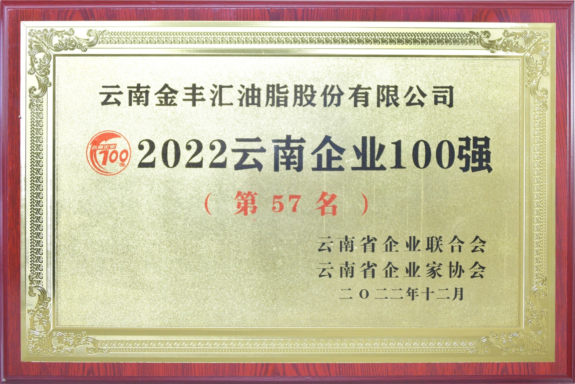 2022云南企业100强