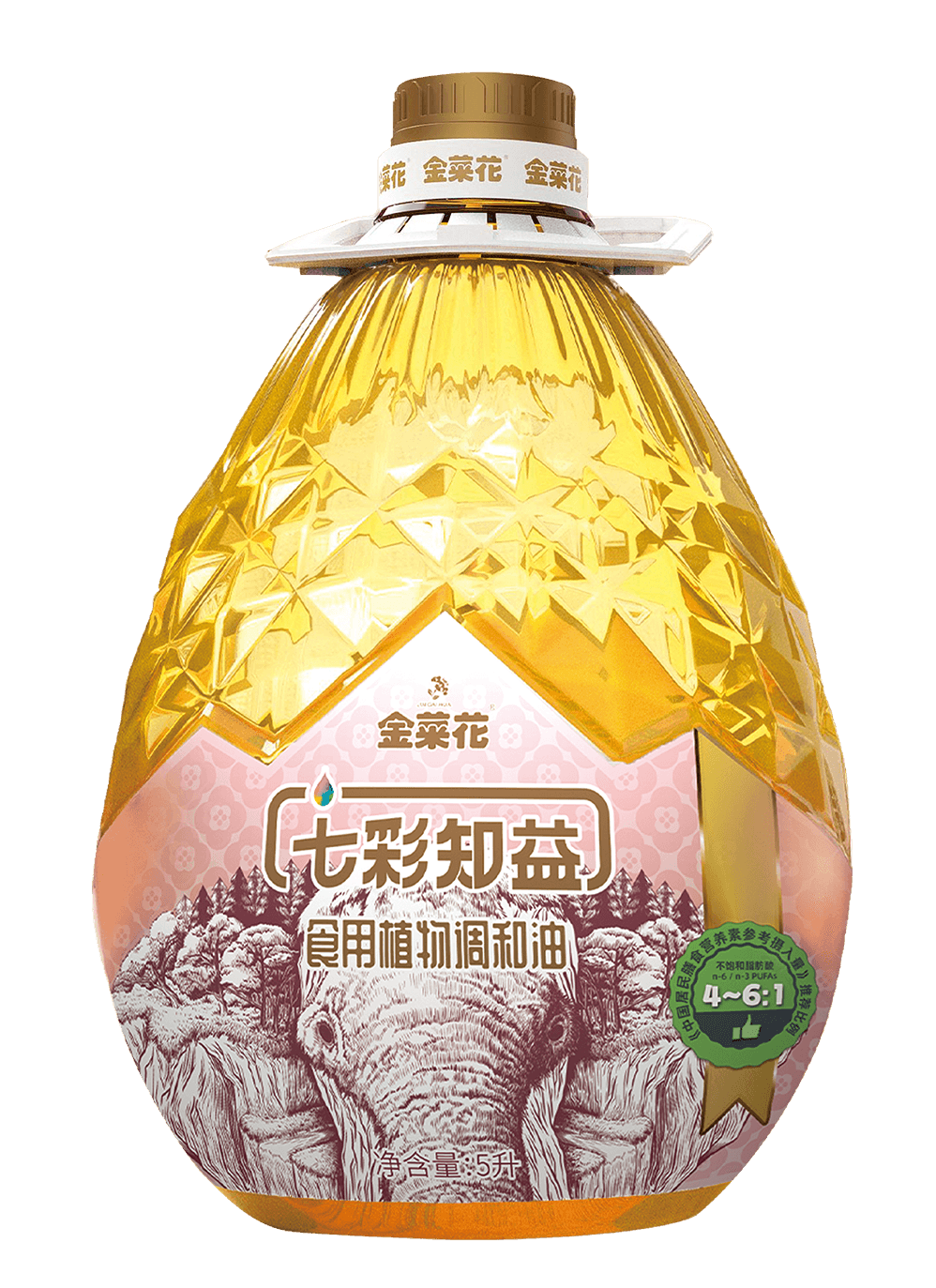 金菜花七彩知益食用植物调和油