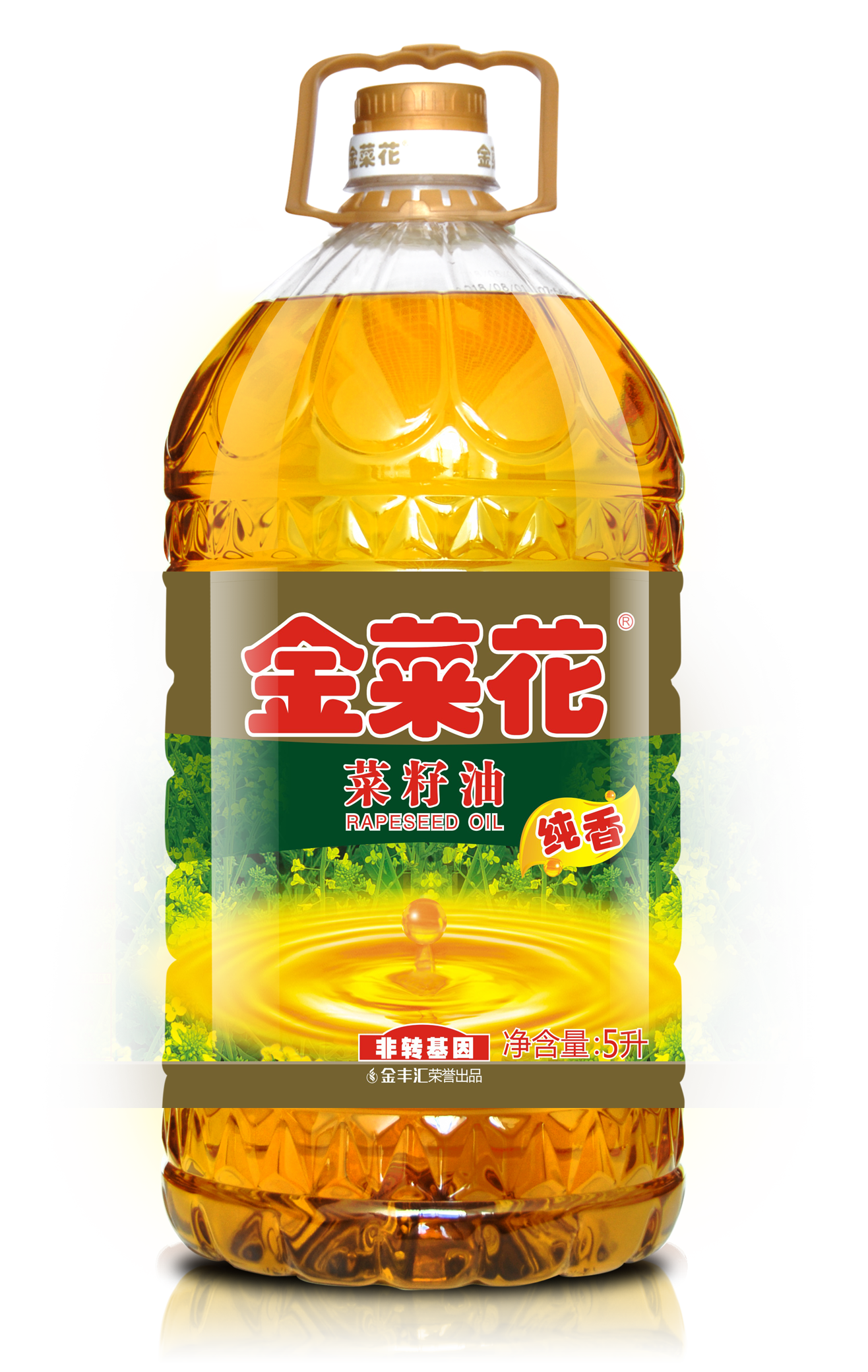 金菜花纯香菜籽油