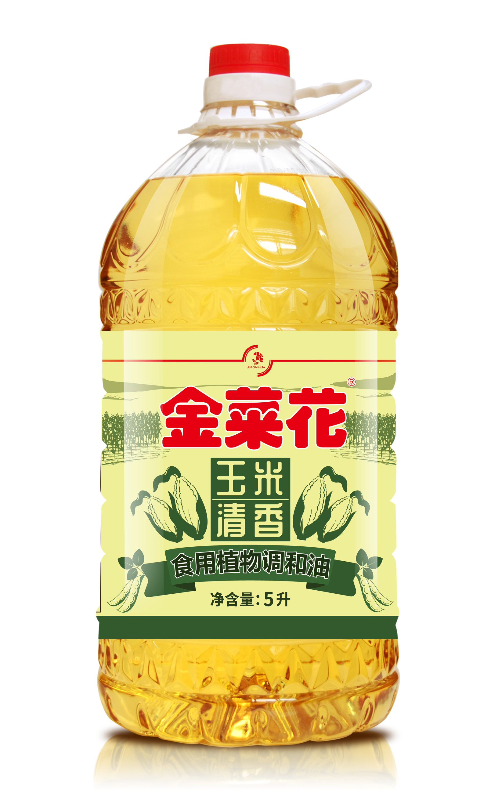 金菜花玉米清香食用植物调和油